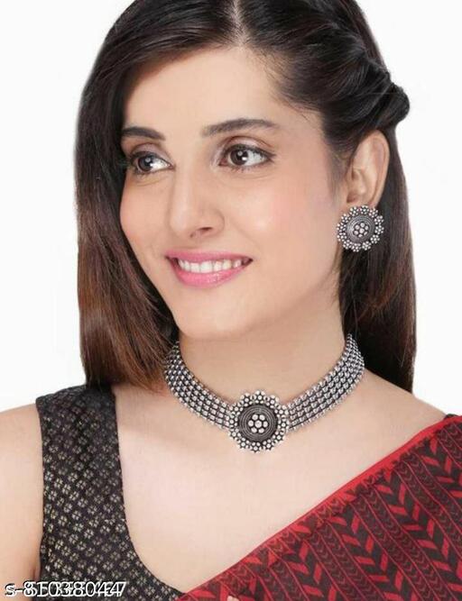 NAVI-CREATION-OXIDISED-CHOKER-JEWELLERY-SET