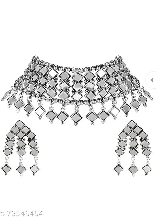 Silver-Mirror-Jewellery-Set