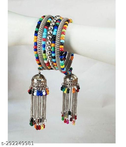 Multicolour jhumki bracelet