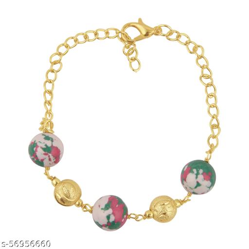 Impeccable Mosaic Beads 7 inch Bracelet for Women