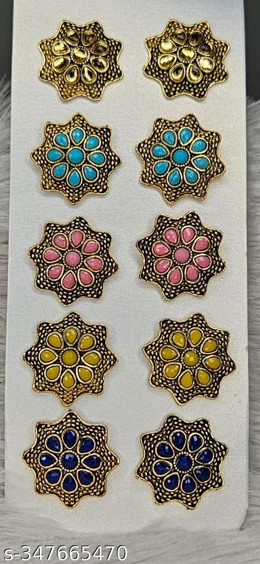 Oxidised Silver Studs