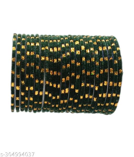 Nishu Enterprises store Present Meesho Online Shopping-Lowest Prices,Great Quality Designer jari velvet Bangles ( pack of 48 bangles)