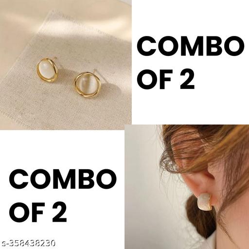trendy studs korean combo of 2