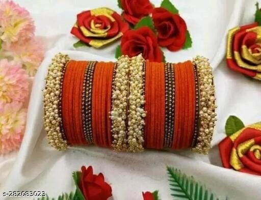 PRAHUMAN New Stylish and Designer Glossy Finished Bangle Set For Women and Girls
