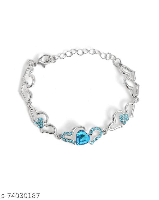 Silver Interlock Trendy Bracelet