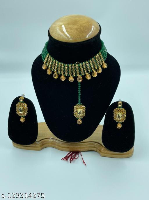 Riya-Kempu-Stone-Green-Colour-Jewellery-Set
