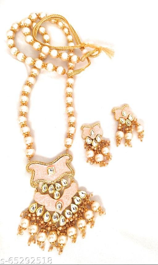 Divine-Gallery-light-pink-color-minakari-necklace-set-for-women