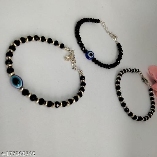 Black crystal Evil Eye Baracelet Mummy Bacha Combo Mother Baby Combo