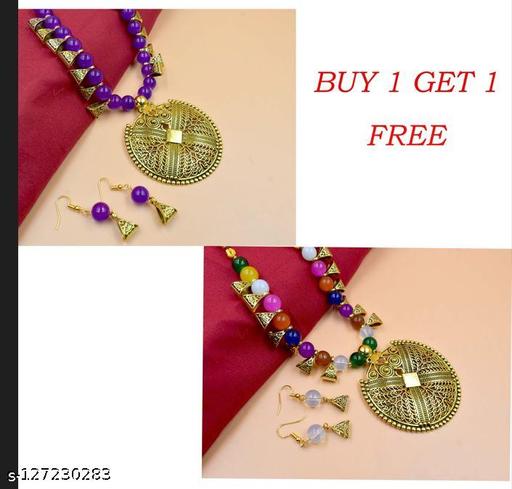 BUY-1-GET-1-FREE-Women-Gold-Plated-Jewellery-Set