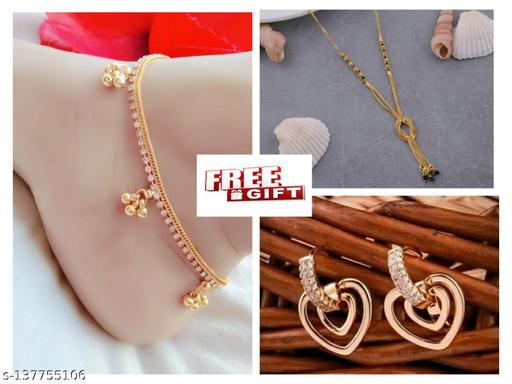 FANCY-ANKLET-WITH-GOLDEN-DOKIYA-AND-HEART-ROSE-GOLD-BALI