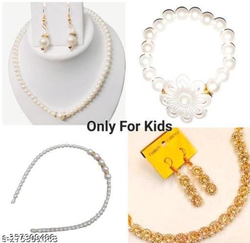 SKR-Kids-GOLD-Neckless-Mala-&-Hairband-+-Bracelate-Set-For-Girls