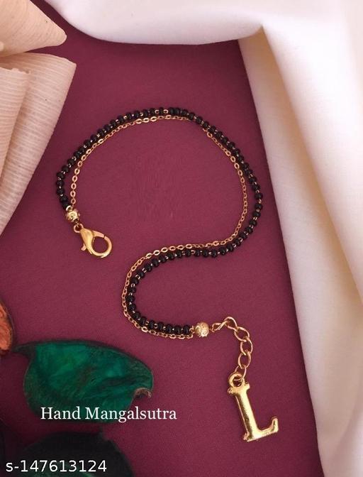 Alphabet ( L ) Hand Mangalsutra