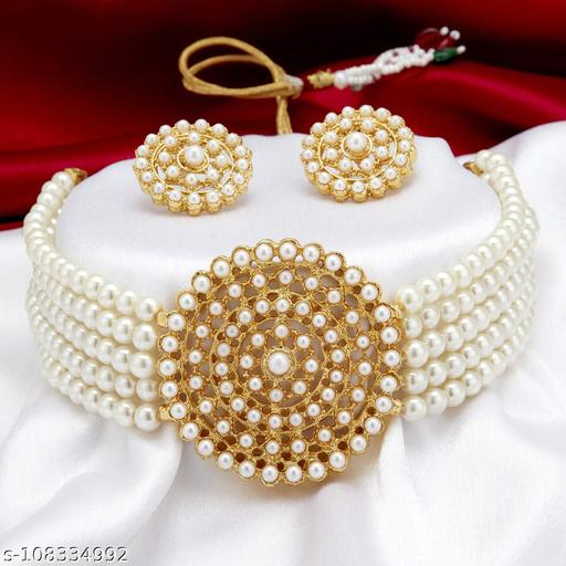 Pearl-Choker-Necklace-Set