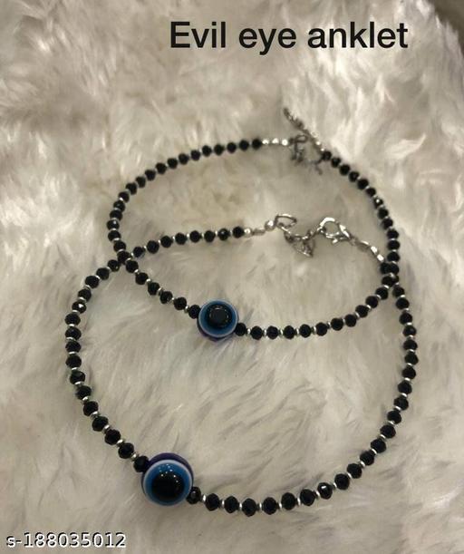 Nazariya Silver Payal Sterling Silver for Girls/Women | Black Thread Anklet | Gift For Her