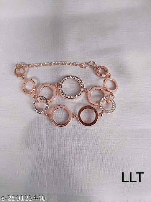 Rose gold polish bracelet by Yuzi Jewells