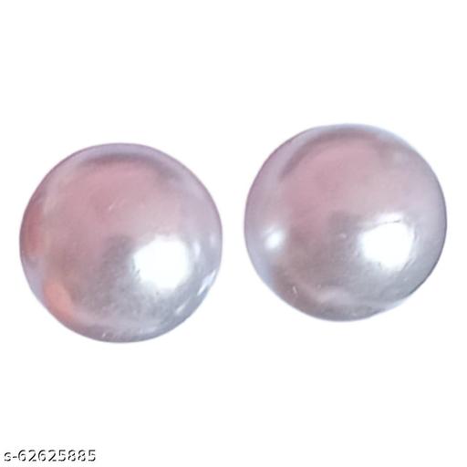 Pearl Plastic Adjustable Earring & Studs