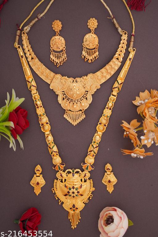 India's-Latest-Stylish-Long-Design-Wedding-Traditional-Jewellery-Set-for-Women