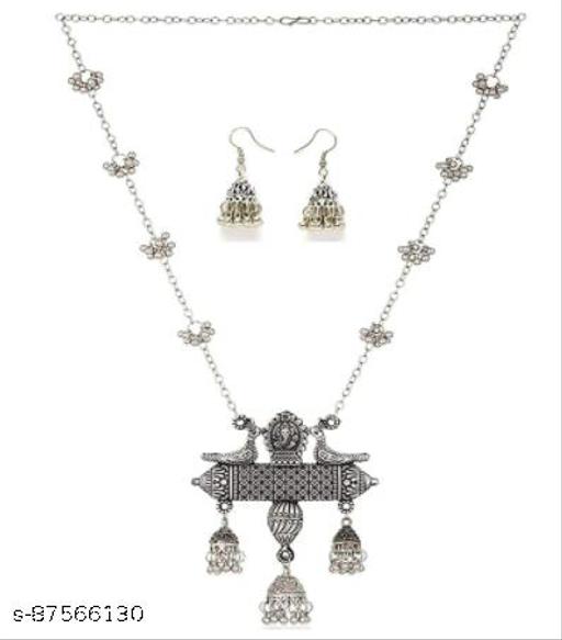 BELLEZA-Oxidised-Silver-Triple-Jhumki-jewellery-Foe-Girls-&-Women