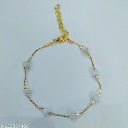 White anklet