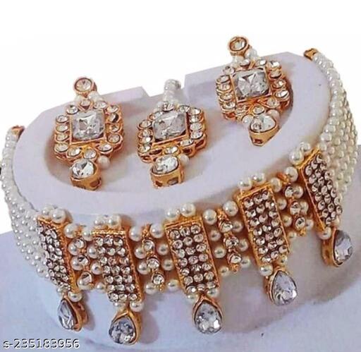 Diksha-Fashion-White-Color-Jewellery-Set