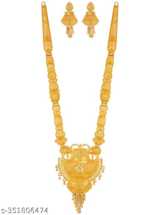 Unique-Design-Traditional-Gold-Plated-Jewellery/Mangalsutra-Set-For-Women