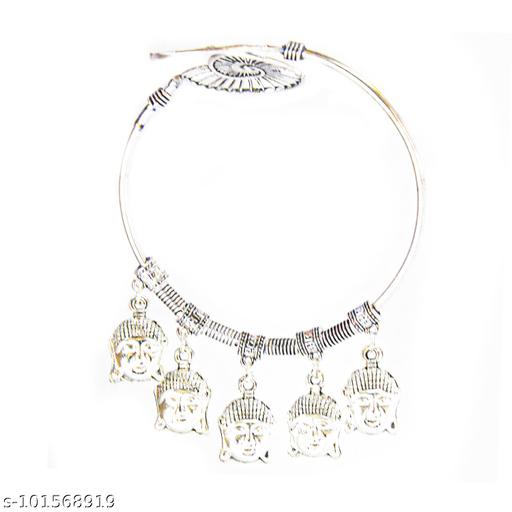 Adbhut Collection Silver Plated Multilayer Leaves Charm Bracelet for Women & Girl | Oxidized Silver Designer Bracelet | Best Fashion Braclet Gift for Girls - Womans - Wife , sisters