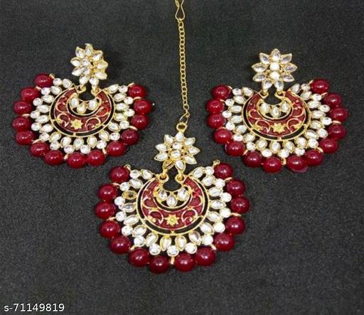 earrings-with-maangtikka
