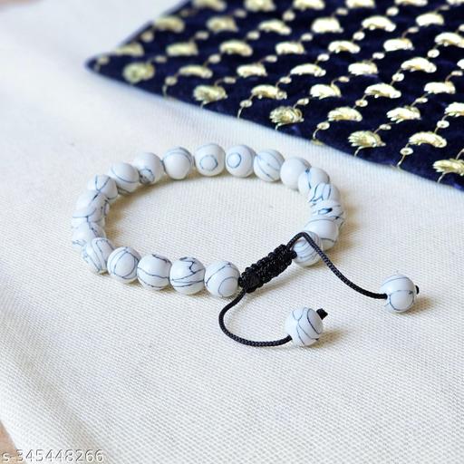 Matte Howlite Bracelet, Howlite Bracelet Mens, Howlite Stone Bracelet, Howlite Bracelet Women, Howlite Wrist Mala, Calming Healing Crystals