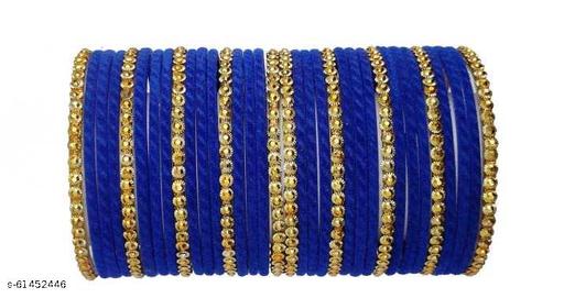 Mahakal ji Febric bangle set party wear chhoda set for women & girls (pack of 34)