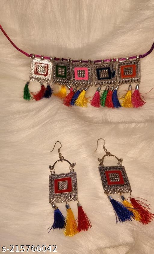 Oxidized-Choker-Set-For-Girls/Women