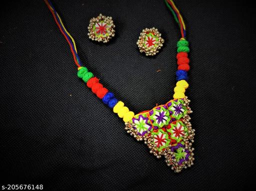 Mirror-Work-Choker-NacklaceJewellery-Set