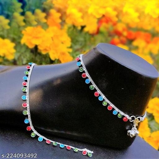 India's most popular colorfull miss anklet(payal) in new attractive fancy design for all women and girls.