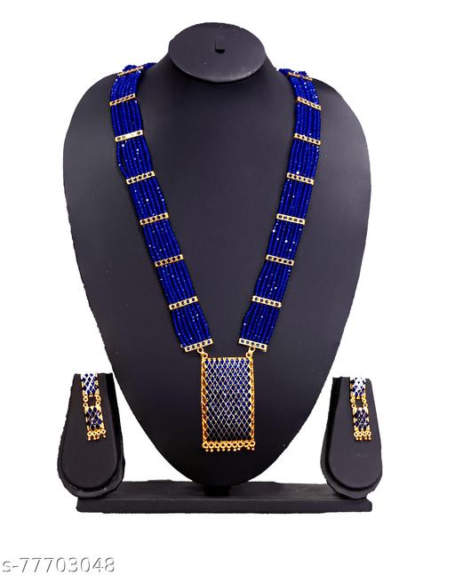 ASSAMESE-TRADITIONAL-LONG-SET-MICRO-GOLD-PLATED-BLUE