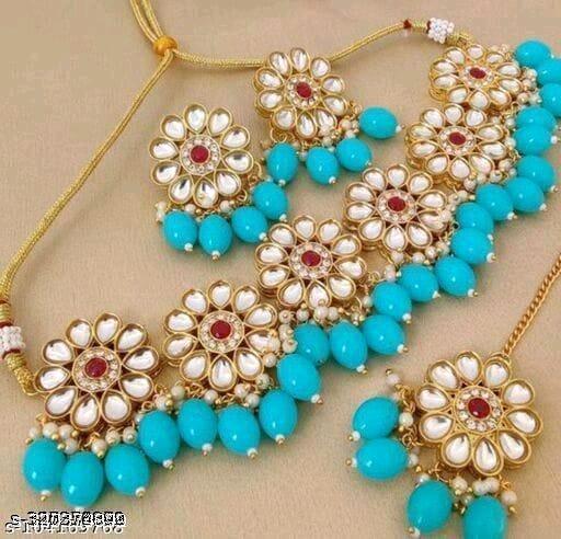 Flower-kundan-set