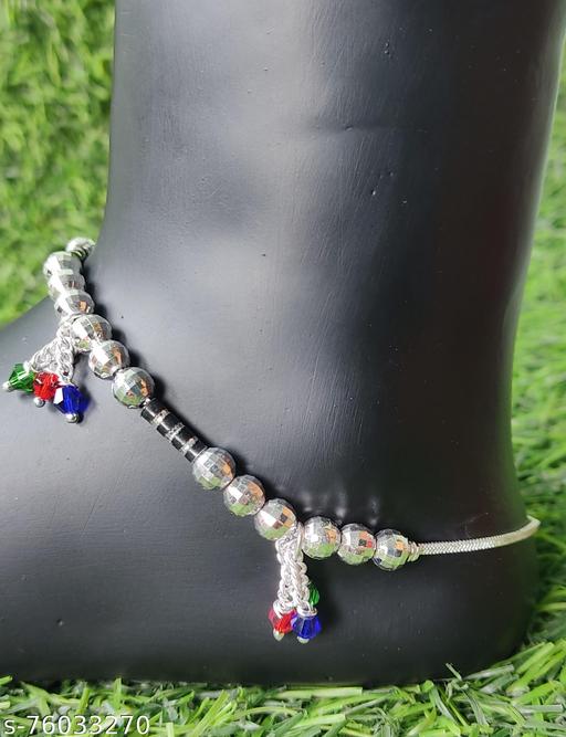 Anklet with beads size 9 Inch for Girls and women