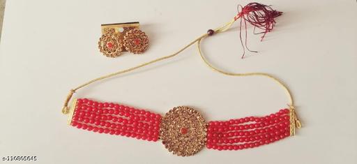 Priya-New-Red-Latest-Jewellery-set