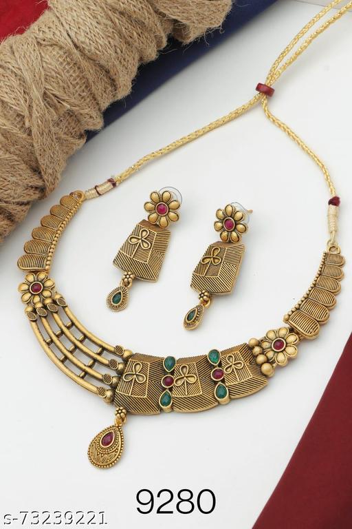 Copper-Plated-Short-Jewellery-Set