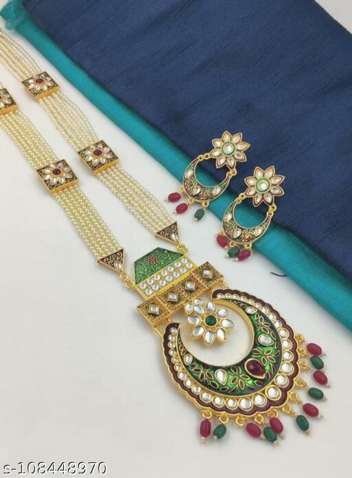 Meenakari-RANIHAR-with-Earrings