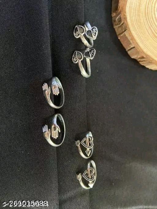 NEW TRENDY OXIDISEDBEAUTIFUL ADJUSTABLE BICHHIYA LOVELY STYLISH TOE RING ALOY SILVER PLATED TOE RING