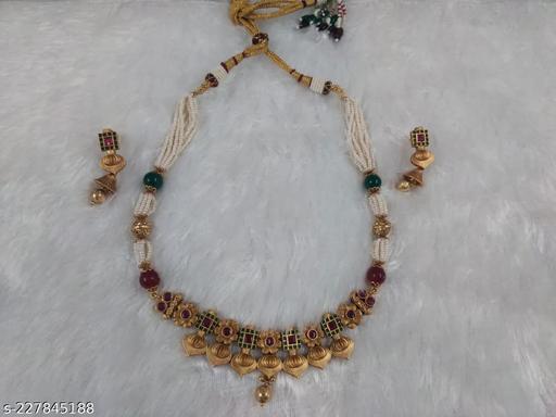 AD-Pearls-Moti-Mala-Brass-Metal-Long-Necklace-set-for-Womens