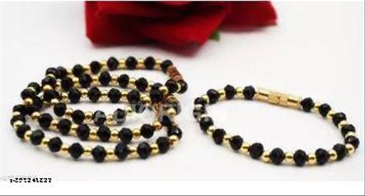 Golden and Black Bead Crystal Nazariya BangleBracelet For Kids 2 (TWO PAIRS) For ChildrenBracelet Bangle Kada is of Gold with Black Nazariya BeadsCrystals which have a Long lasting sparkle