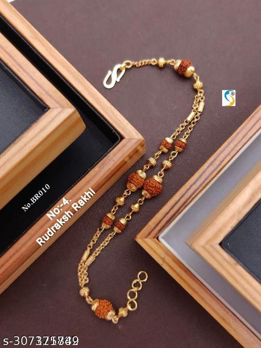 New designer premium quality gold plated 2 line reudrax bracelet