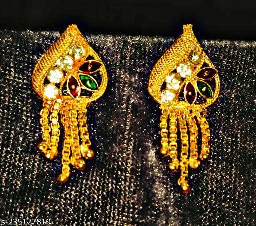 HIGHLY 1 GRAM GOLD PLATED IMPORTED DESIGN EARING FOR WOMEN'S & GIRL'S