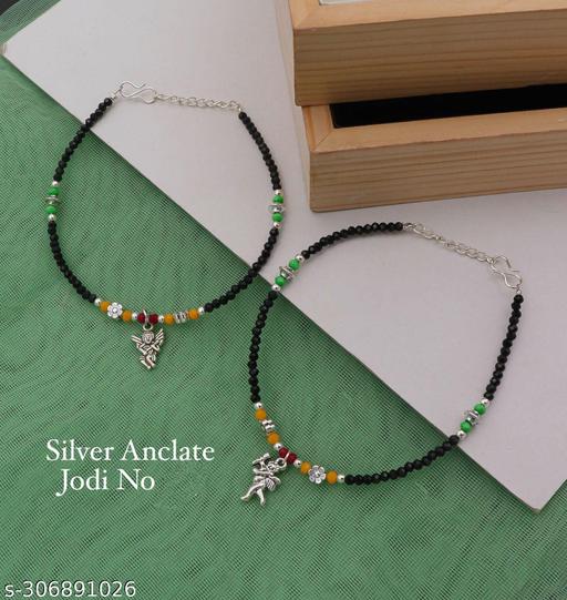 Fancy Dailywear Anklet Evil Eye & Toe Ring