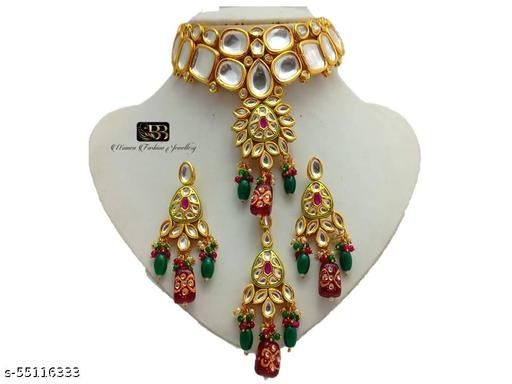 KUNDAN-MEENA-JEWELLERY-SET