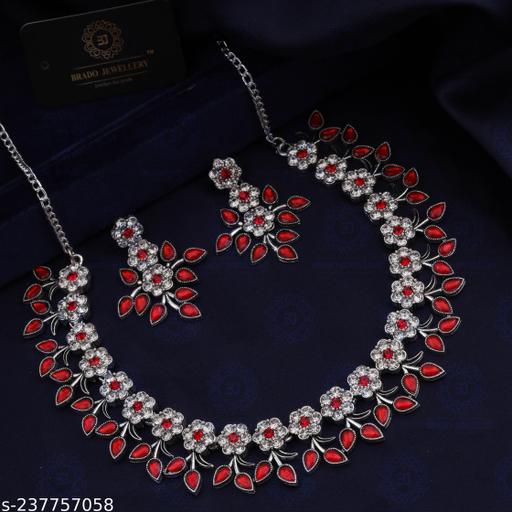 Latest-fancy-colourful-necklace-set-10-Jewellery-Set