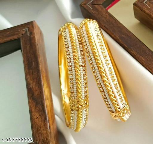 Women's & Girls Latest Designs Gold Plated Bangles