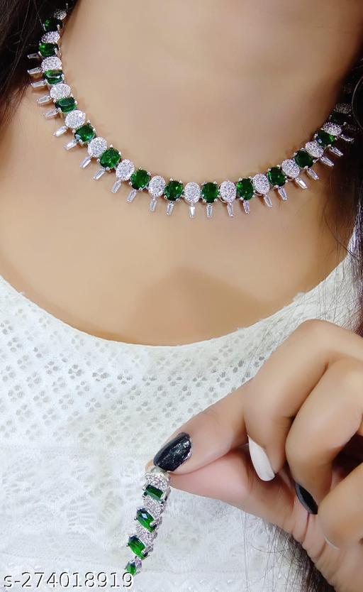 American-diamond-necklace-set-with-earrings/American-diamond