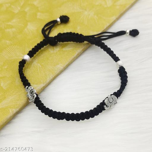Thread pure silver anklet