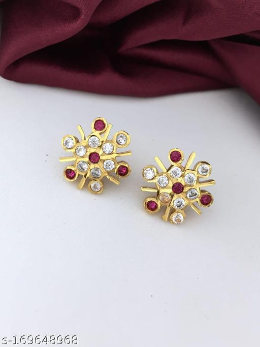 PREMIUM QUALITY MICROPLATED IMPON PANCHALOHA STONE EARRINGS